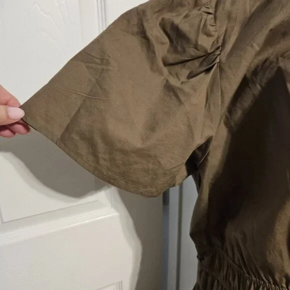 T Tahari Women's Dress Olive Size 2XL - Picture 7 of 12